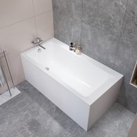 Ванна Lauter Seraphina 170x80 2112170L (с ножками и сифоном 21Y32001 матовый черный) в Бобруйске