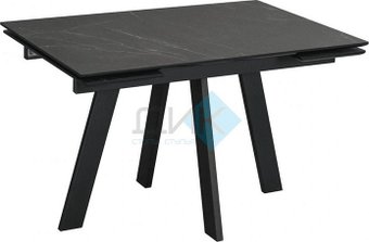 Кухонный стол DikLine WINGS Black (мрамор блэк)