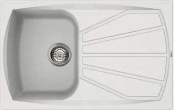 Кухонная мойка Elleci Living 300 Bianco Titano 68