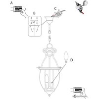 Подвесная люстра Arte Lamp Rimini A6509SP-3AB