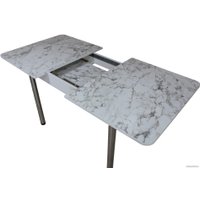 Кухонный стол СВД Юнио 110-140x70 055.П10.Х (миланский мрамор)