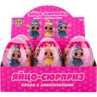 Игровой набор KiddiePlay Яйцо-сюрприз кукла с аксессуарами 42617