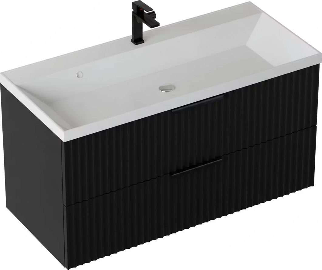 

Vela Тумба под умывальник Vela Волна 100П под Classica (черный мат) черный хекси TU2280