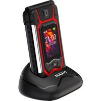 Кнопочный телефон Maxvi E10ds (красный)