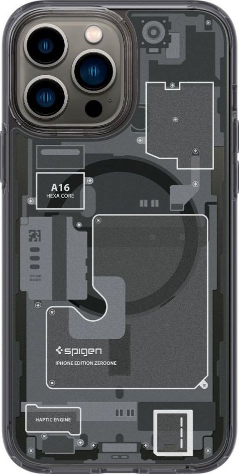 

Чехол для телефона Spigen Ultra Hybrid Zero One (MagFit) для iPhone 13 Pro Max ACS05450 (разноцветный)