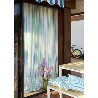 Штора Эскар Sky Rain 111621276 276x2,7 м (белый/голубой/зеленый, 1 шт)