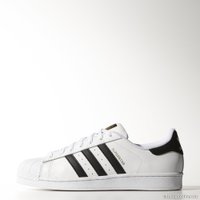Кроссовки Adidas Superstar белый-черный (C77124)