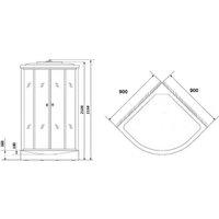 Душевая кабина Grossberg TM 322