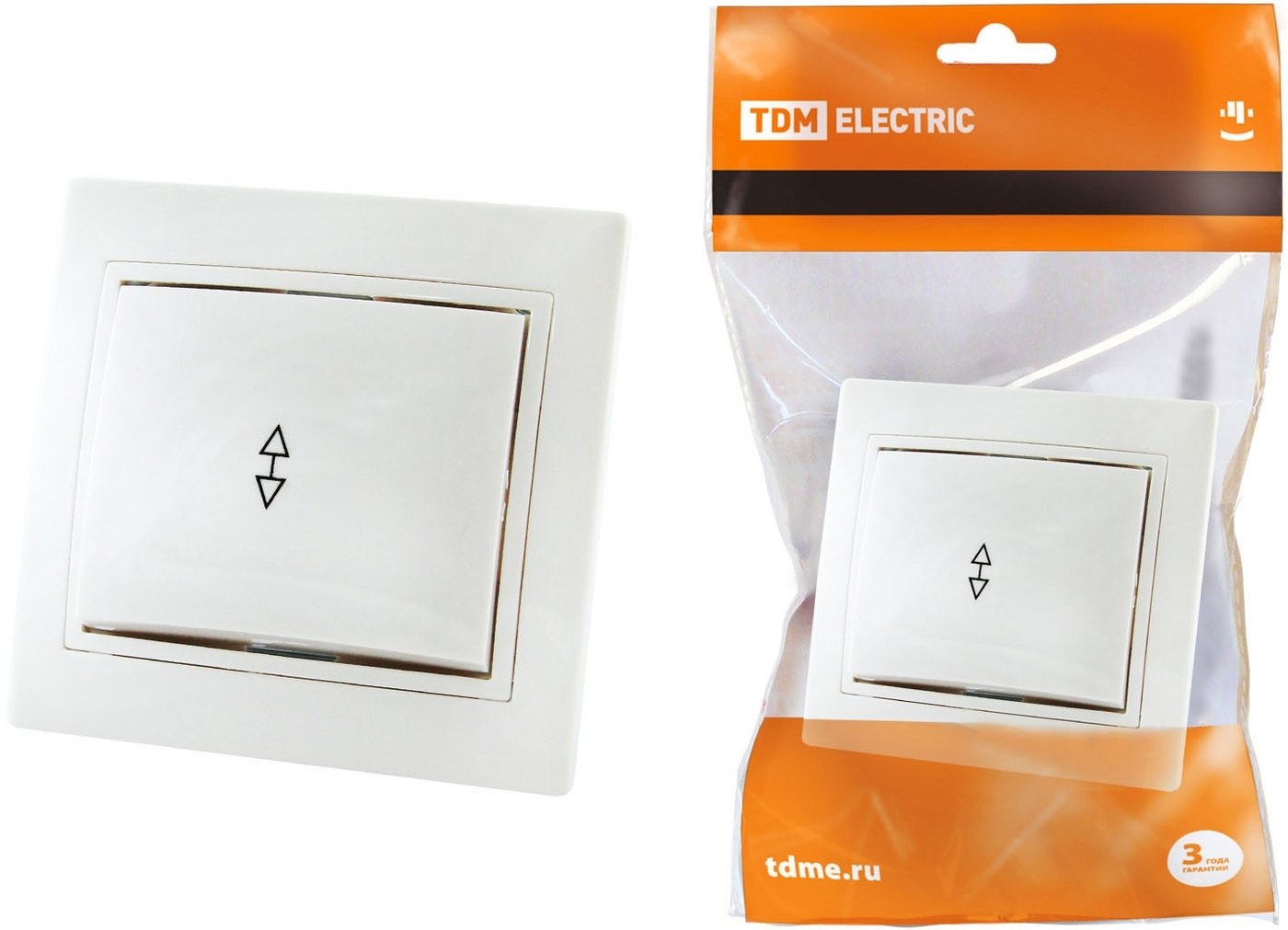 

Выключатель проходной TDM Electric Таймыр SQ1814-0007