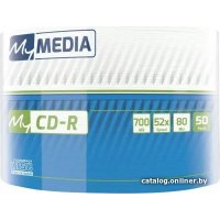 CD-R диск MyMedia 700Mb 52x 69206 (50 шт.)