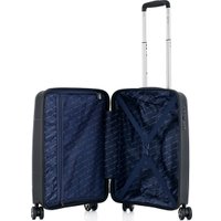 Чемодан-спиннер 4 ROADS 8001-S 55 см (черный)