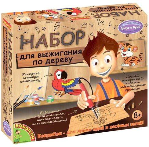 

Набор для выжигания Bondibon Выжигательный аппарат с дощечкой и красками ВВ1413