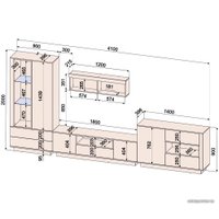 Горка Интерлиния Quartz-2 (дуб нокс/черный)