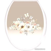 Сиденье для унитаза Violet 1110129 (акварель)