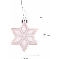 Елочная игрушка Золотая сказка 591715 (77 шт, розовый/белый)