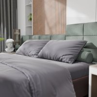 1.5-спальный комплект постельного белья Этель Tencel 1.5сп 10655045 (серый)