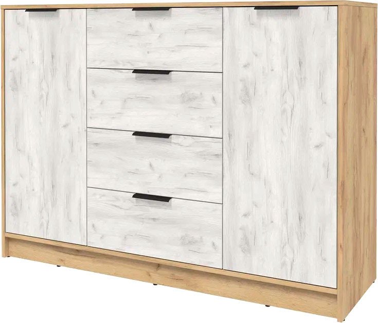 

Тумба Интерлиния Концепт КТ-Т140 (дуб белый/дуб золотой)