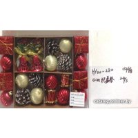 Елочная игрушка Серпантин Сказочное чудо 3 см 28 шт (красный) 201-1569