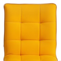 Офисное кресло TetChair Zero (ткань/кож/зам, желтый/бежевый)