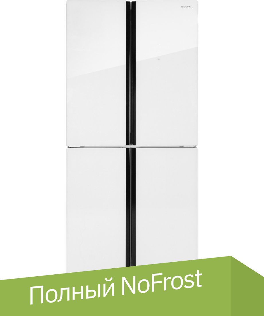 

Четырёхдверный холодильник Hiberg RFQ-500DX NFGW Inverter