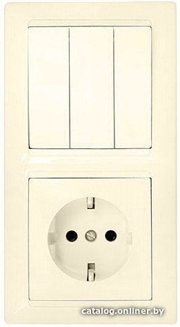 Розетка Bylectrica Стиль 3В-РЦ-695 (бежевый)