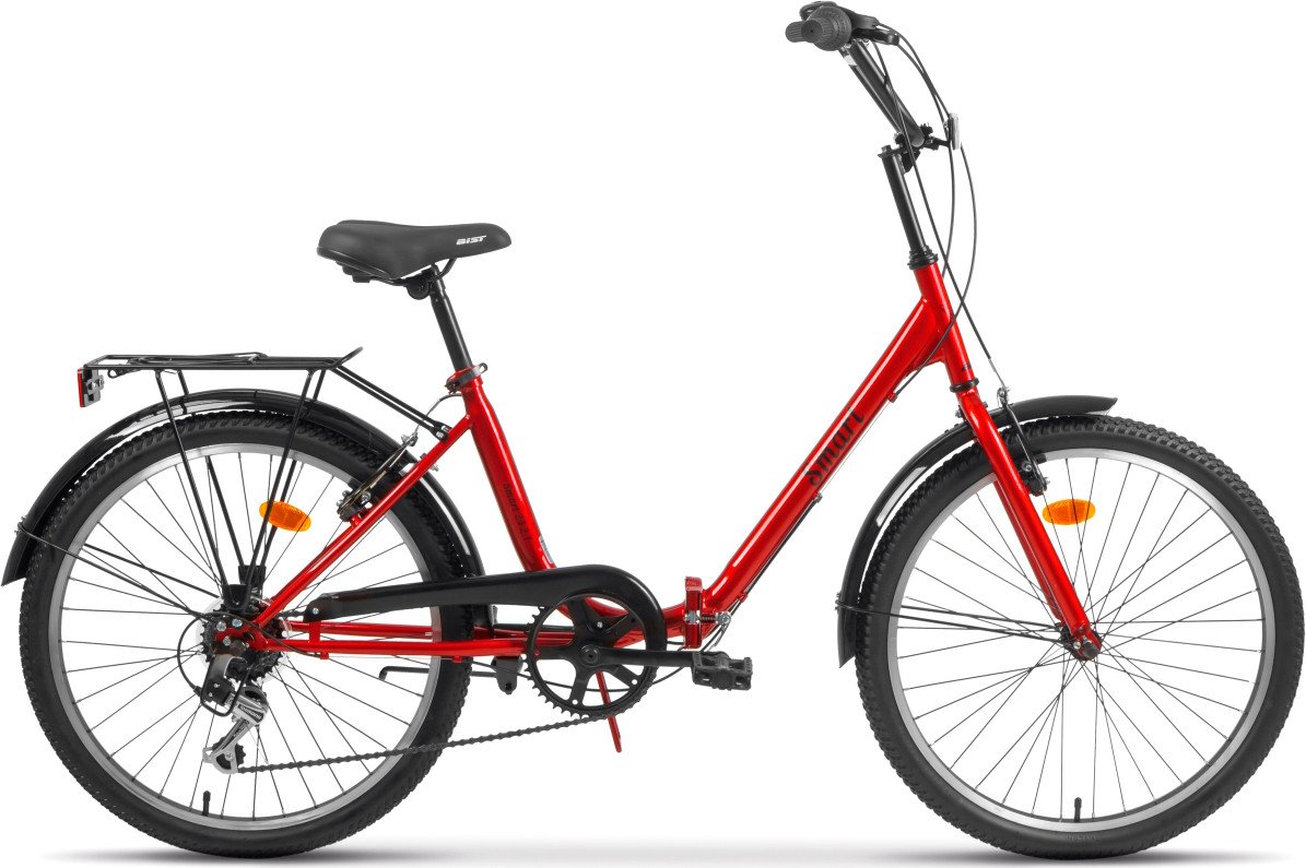 Велосипед AIST Smart 24 2.1 2025 (красный)