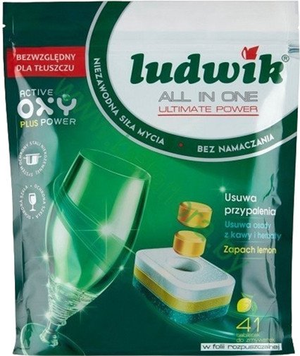 

Таблетки для посудомоечной машины Ludwik All In One Lemon Doypack (41 шт)