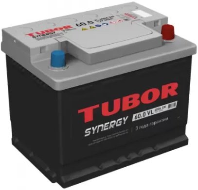 

Автомобильный аккумулятор Tubor Synergy R+ низ (60 А·ч)