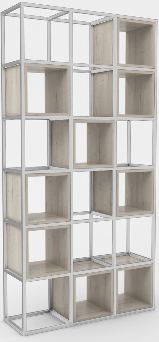 

Стеллаж Hype Mebel Грос 105x175 (белый/древесина белая)