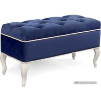 Пуфик Мебельград №15 Вариант 2 (мора синий/ясень жемчужный)