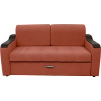 Диван Сириус Лидер-3 НПБ 185x110 (Eva 17 велюр терракотовый)