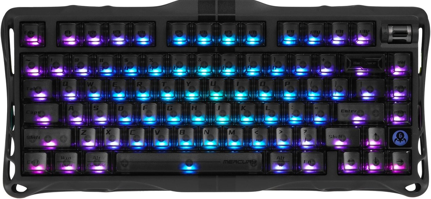 Клавиатура Gravastar Mercury V75 HE Stealth Black (GravaStar x Gateron Magnetic Jade Pro)