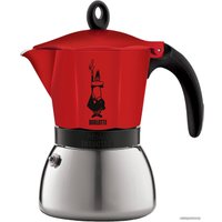 Гейзерная кофеварка Bialetti Moka Induction (6 порций, красный)
