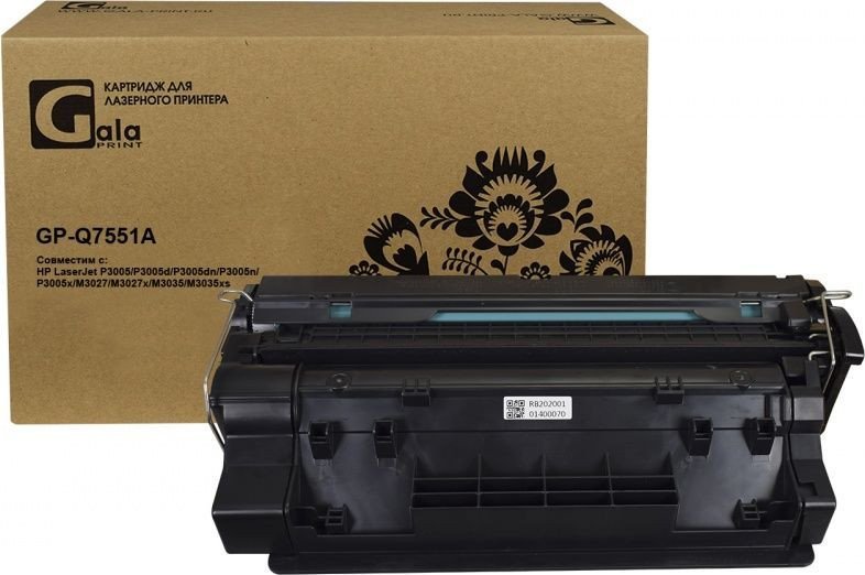 

Картридж Gala-print GP-Q7551A (№51A) (аналог HP Q7551A)