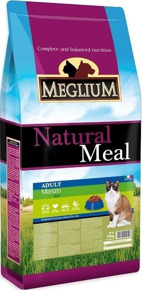 

Сухой корм для кошек Meglium Cat Adult Beef 15 кг