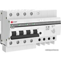 Дифференциальный автомат EKF PROxima АД-4 32А30мА DA4-32-30-pro