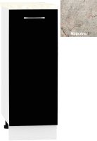 

Шкаф напольный Кортекс-мебель Корнелия Лира НШ30р (черный/марсель)