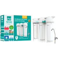 Стационарная система "под мойкой" Terwa Трио Умягчение 80002