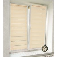 Шторы день-ночь Delfa Сантайм День-Ночь Масо МКД DN-41603 (62x170, бежевый)