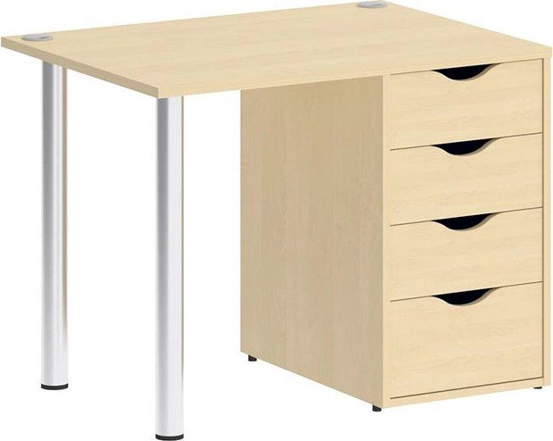 

Стол Riva Home Office VR.SP-3-98.4 Silver (клен)