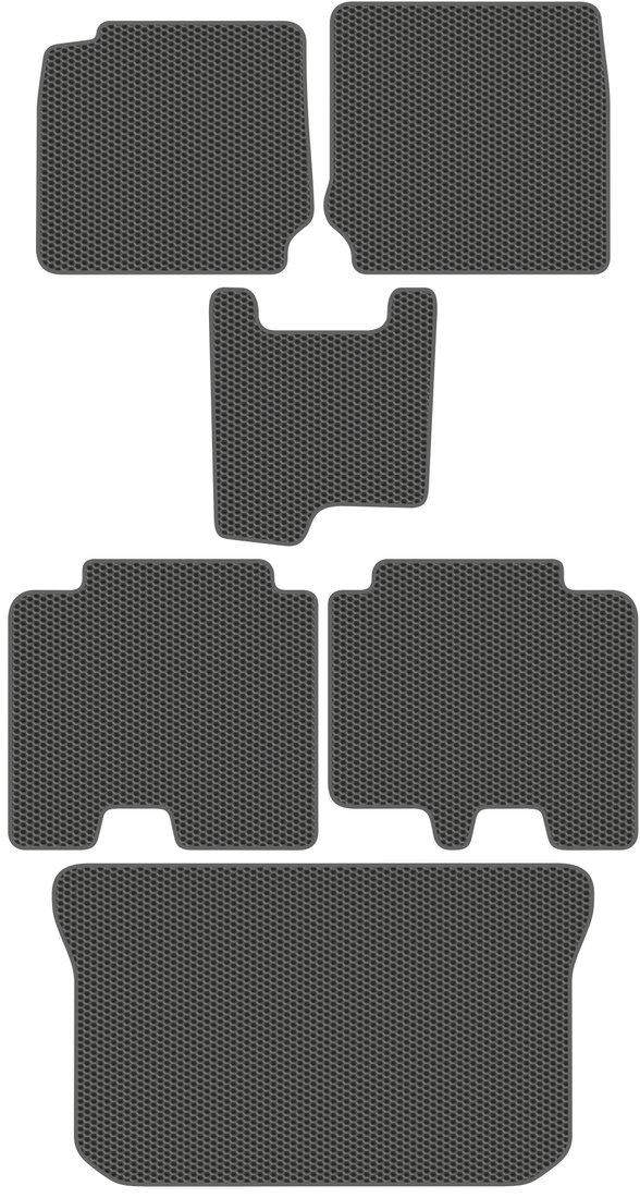 

Комплект ковриков для авто Alicosta Isuzu MU-X III (suv) 2021 - Н.В. +3 ряд (серый)