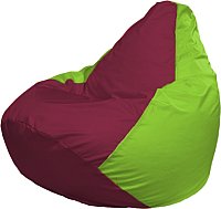 

Кресло-мешок Flagman Груша Мега XXXL Г3.1-305 (бордовый/салатовый)