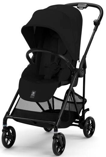 

Коляска прогулочная «книга» Cybex Melio Carbon (magic black)
