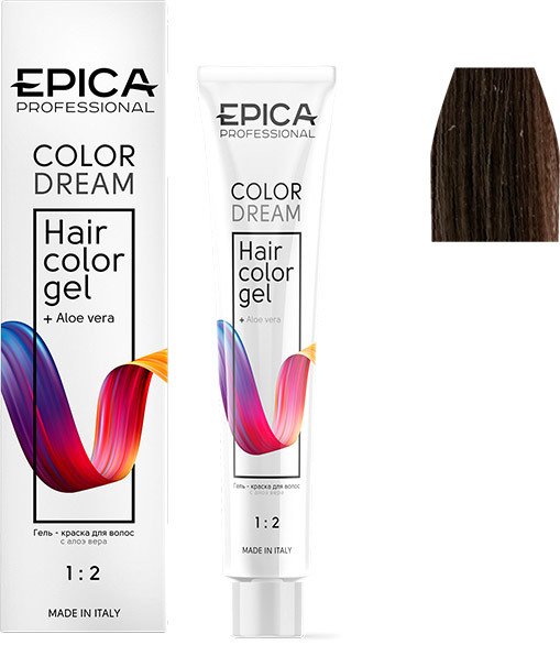 

Гель-краска Epica Professional Colordream 7.71 русый шоколадно-пепельный (100 мл)
