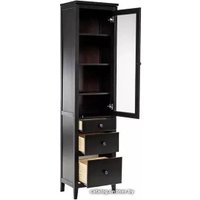 Шкаф-витрина Мебель Импэкс Leset Мира 13 (черный)