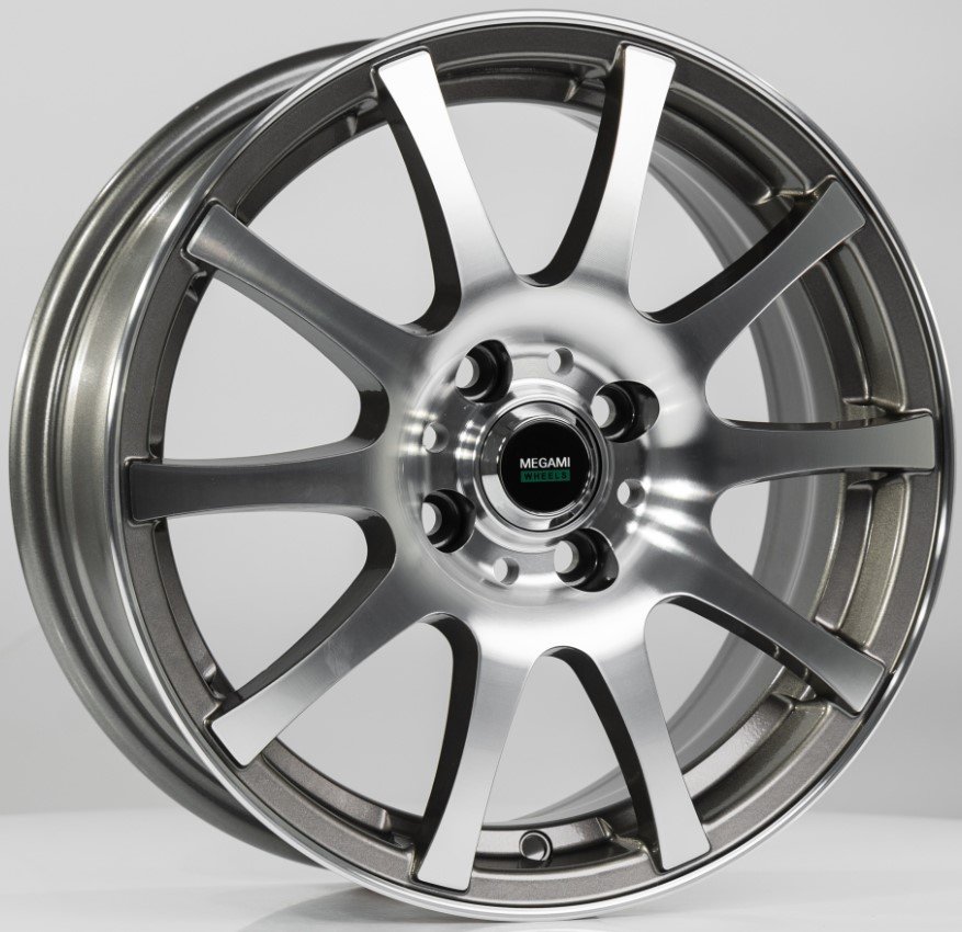 

Литые диски Megami MGM-2 14x5.5" 4x100мм DIA 60.1мм ET 43мм GMF