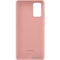 Чехол для телефона Samsung Silicone Cover для Galaxy Note 20 (бронзовый)