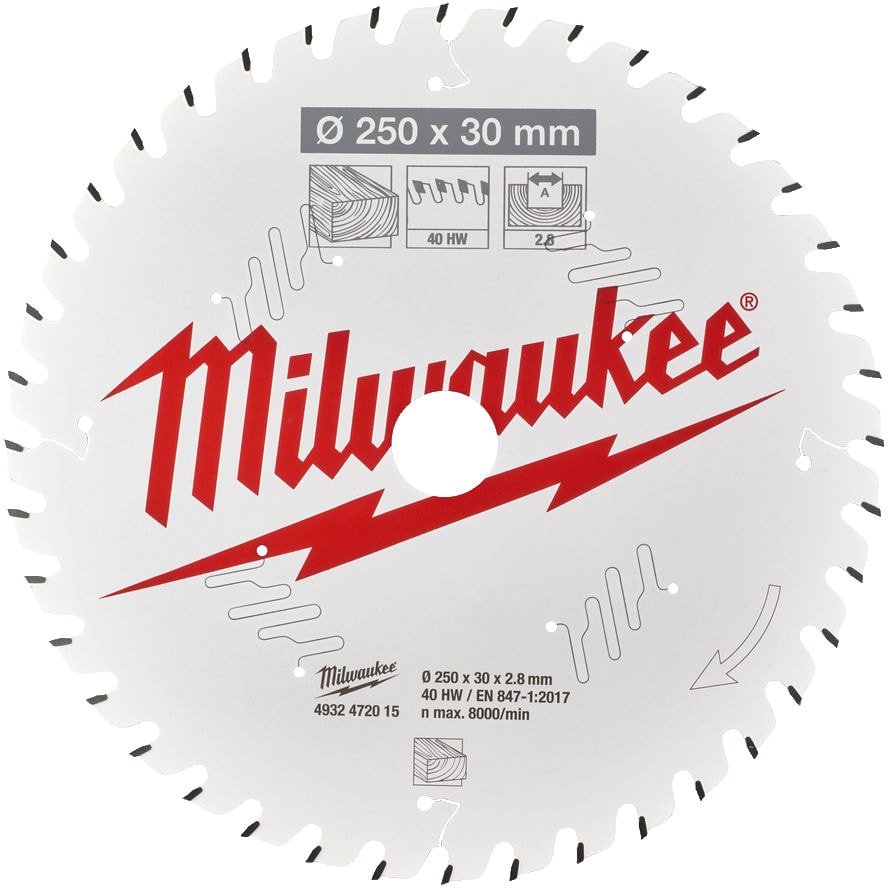

Пильный диск Milwaukee 4932472015