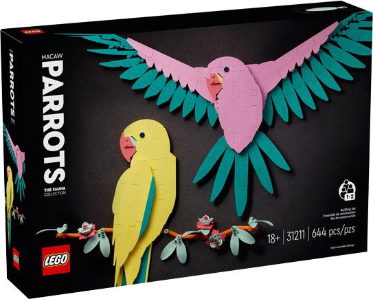 

Конструктор LEGO Art 31211 Коллекция фауны - Попугаи Ара
