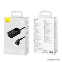 Сетевое зарядное Baseus GaN3 Pro Desktop Powerstrip AC+2U+2C 65W PSZM000901